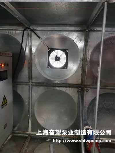 一體化消防泵站安裝風(fēng)機