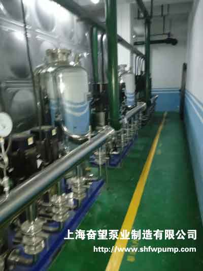 泵房?jī)?nèi)生活變頻給水設(shè)備巡查及維護(hù)工作