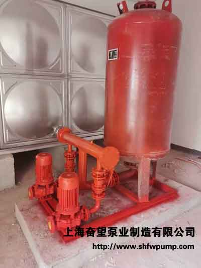 建設(shè)西路安裝消防增壓穩(wěn)壓給水設(shè)備；